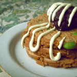 甘しょぱい豆まめパンケーキ