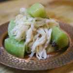 【卵・乳製品不使用 切り干し大根とキウイのサラダのレシピ】