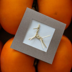 【お知らせと柿】