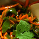 【めかぶとパクチーのサラダ】