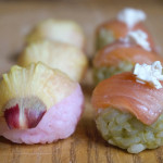 【サーモンと花おくらの手まり寿司のレシピ】