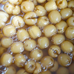 【ハスの実とふき】