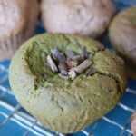 【Flowering fern powdered green tea muffin】
