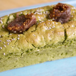 【いちじくとチアシードの桑茶ケーキ】