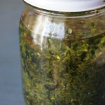 【せりのオイル漬け】