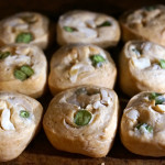 【グリンピースとカシューナッツのぐるぐるクッキー】