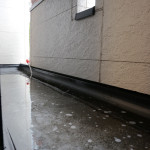 【ゲリラ豪雨で浸水しそう】