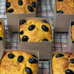 【かぼちゃと黒豆のケーキ】