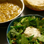 【ダルカレーとチャパティ】