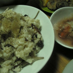 きのこのリゾット