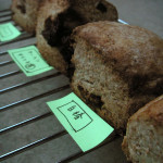 自家製酵母でスコーン食べ比べ