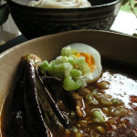 冷やしカレーざるうどん