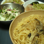 豆乳カルボナーラ