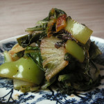 白菜の蒸し焼き