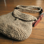 麻のショルダーバック