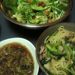 【緑の晩ご飯】