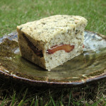 【春菊と柿のケーキ】