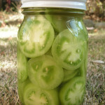 【青トマトのピクルス】