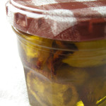 【青トマトのオイル漬け】