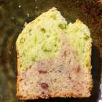 【桜とグリンピースのパウンド】